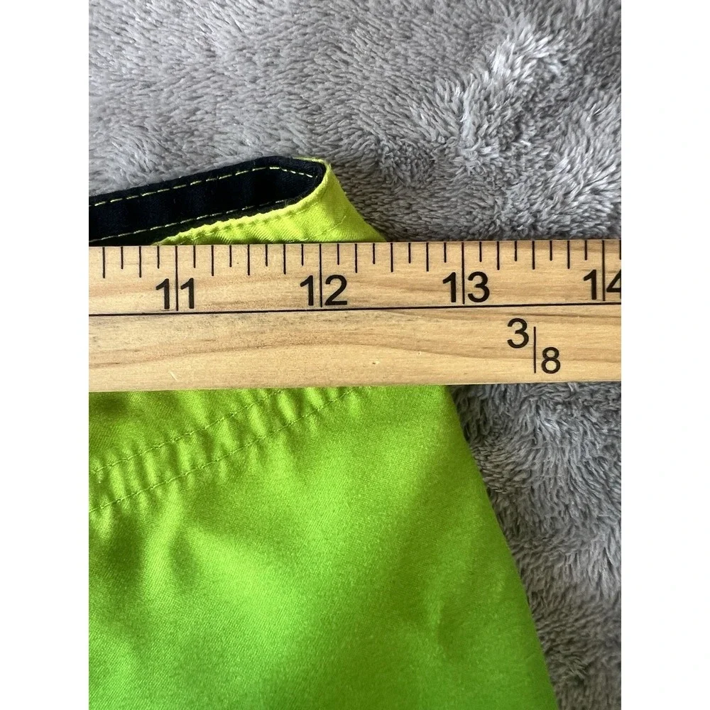 Nike Shorts 6.0 Mens Sz 25‎ Green Drawstring Swim Board Logo Elastic Waist
